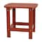 Flash Furniture Charlestown All-Weather Poly Resin Wood Adirondack Side Table in Red JJ-T14001-RED-GG - alternate 2